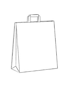 Paper-ecokBags-white-Shopper-flat-handle-Packservice-32x13x41-L3241-0