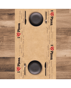 Tovaglia Runner 50x80 Monouso in Carta Packservice Rustico Pizza