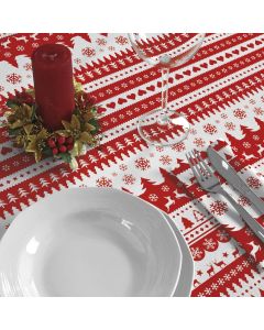 Einweg-Vlies-Tischdecke-100x100-Airlaid-Okay-Gold-Winter-100-st-rot