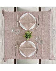 Einweg-Tischdecke-100x100-aus-Airlaid-Packservice-Mono-Zeb-100-st-bronze
